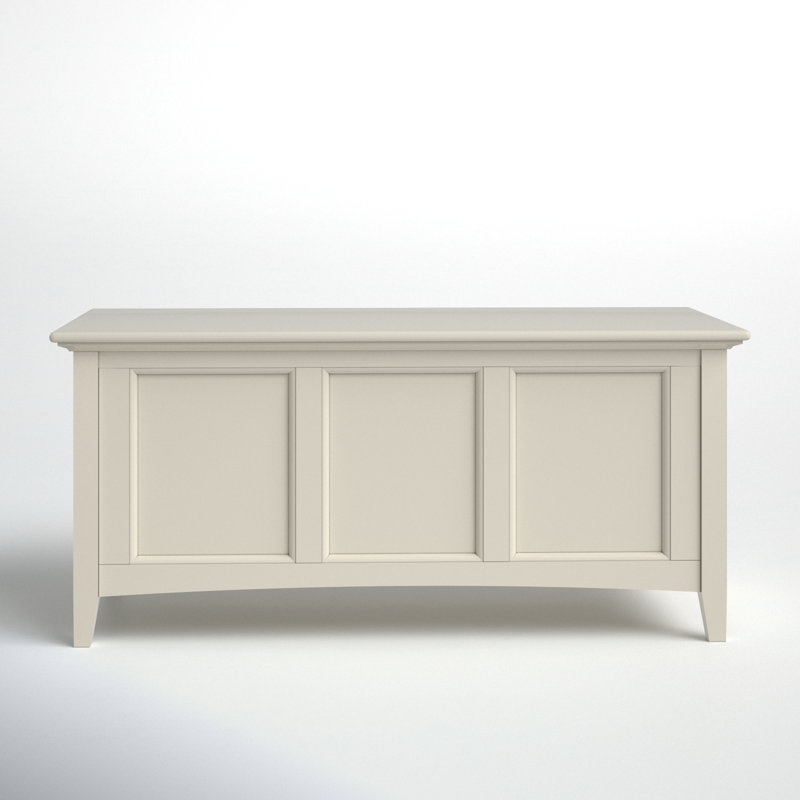 Birch Lane Burris Wood Flip Top Storage Bench Reviews Wayfair